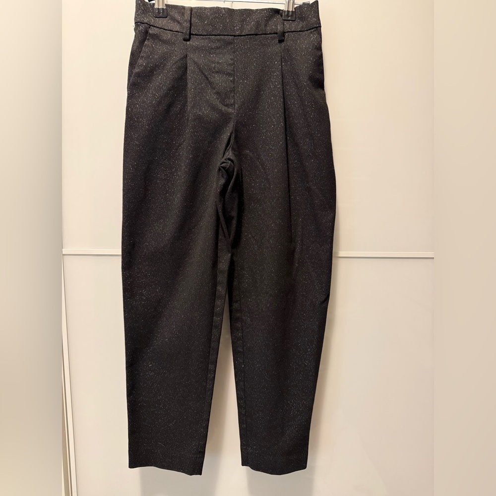 LOFT Black Sparkle Dress Pants